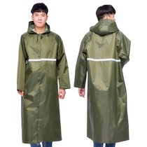 One-piece raincoat jacket full body waterproof mens conjoined length poncho adult Cape raincoat female mens long