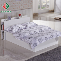 Yiifen furniture flagship store panel double bed 1 8 meters single storage bed 1 5 meters air pressure side open high box marriage