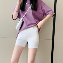 Bottom Shorts Women Summer Defense Walking Light Safety Pants Outside Wearing High Waist Black And White Thin Inside Hitchhiking Insurance Hot Pants Little Subs