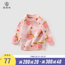 Girls sweater pullover autumn winter clothes 2020 new baby baby knitwear little girl thick thread coat foreign style