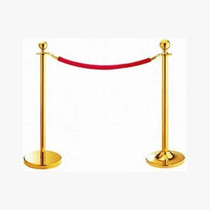 New stainless steel lanyard one-rice thread guardrail railing seat cordon isolation belt titanium gold welcome concierge column