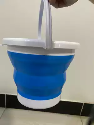 Folding bucket portable retractable plastic Home portable thick travel outdoor car wash bucket fishing bucket