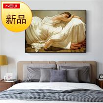 Bedroom Bed CUSTOM MADE UP OF THE HEAD DECORATION PAINTING LIVING ROOM MASTER BEDROOM MURAL MODERN MINIMA GUEST HOUSE PAINTING BEAUTIES CHARACTER