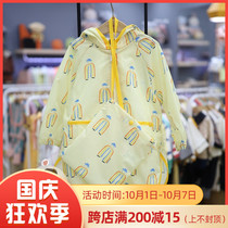 Direct mail moimoln Korea Small Cloud 2021 new yellow raincoat poncho jacket RCI07