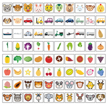 Animal zodiac vegetable fruit vehicle stickers