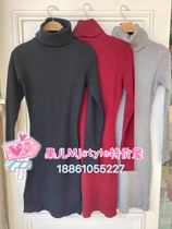 MJ TOPFEELING special female knitting with a high necklace 816190139 black