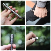 REFYNE-P1 all-titanium alloy hand electric pen EDC modular gun bolt pen flashlight tactical pen born player