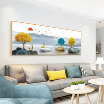 Stone to run cross stitch 2021 New thread embroidery living room simple modern bedroom atmosphere simple manual embroidery