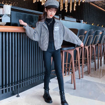 Girls dress short - fit plate coat 2022 Spring and Autumn New Childrens Autumn Costume Little Girl Gas Jacket