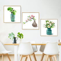 Nordic 5d diamond painting full of diamond embroidery fresh plant restaurant paste diamond cross stitch 2019 new living room triptych