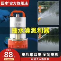 DC submersible pump household small 12V24V48V60V Volt battery car electric vehicle agricultural pump drainage machine