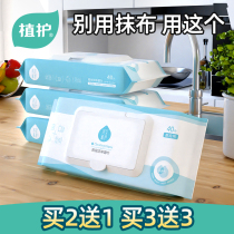 Plant protection kitchen wet paper towel removable large package Leave-in household strong cleaning degreasing decontamination range hood special