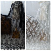 Wide 70-150cm high quality eyelash lace export European handmade DIY clothing sewing accessories skirt material