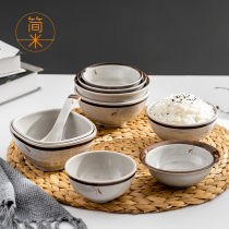 Jane Mi A5 melamine small Bowl commercial rice bowl soup bowl hot pot ingredients sauce bowl sauce bowl dipped small taste saucer Cup spoon Yaohua