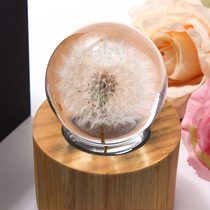 Dandelion crystal ball music box Music box Birthday gift creative girl Best friend Children Tanabata Valentines Day man