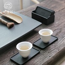 Pick to Liju Wujinshi coaster tea mat tea tray creative tea cup cushion insulation pot support day tea ceremony tea set combination
