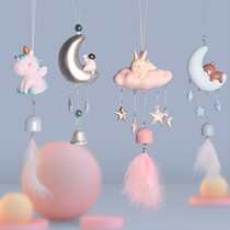 Door bell shop open door wind bells hanging decorations small frescoed sensual hanging door Entrance Reminder Days style and wind retro