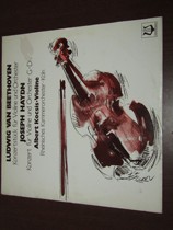 Beethoven Haydns Violin Concerto Ebert Cosis OM Edition LP Black glue B036