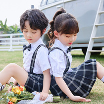 Childrens Day Chorus uniforms Primary school uniforms Childrens class uniforms kindergarten uniforms summer clothes British style backwear skirts