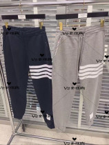 THOM BROWNE Japanese sweatpants TB classic basic cotton knitted striped mens and womens sports casual pants