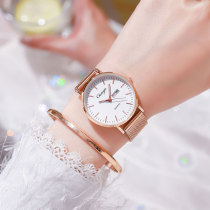 2021 new watch ladies ins style simple temperament junior high school students mechanical watch Korean version of the womens watch