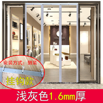 Magnet pair magnetic suction soft door curtain transparent PVC plastic commercial air conditioner windshield winter warm windproof partition curtain