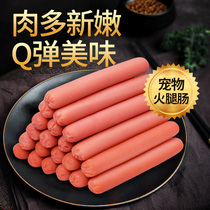 one thousand Favorite family dog snacks Ham Sausage snacks 70 whole boxes of Calcium No Salt Teddy Sausage Pet Fire Leg Intestines