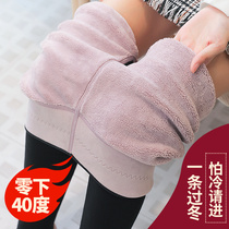 Cotton girl winter plus thickening bottle wear high waist one northeast special thick cold resistant super thick warm little man