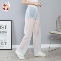 Rain pants womens lower body single rainwear pants single waterproof pants riding poncho rain suit