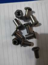 Stainless steel reinforced rib nut square pipe nut hollow nut stainless steel