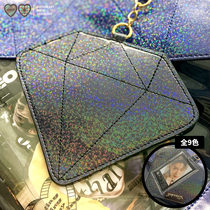 ChocoAnna Laser diamond pain bag pendant BARW cotton baby storage PU star badge tie board card bag