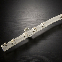Floating window curtain track bendable aluminum alloy bending rail slide rail side mount top-mounted arc curtain track