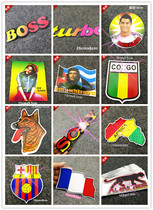 Car sticker motorcycle electric battery car car scratch personality Tide brand 3D car body sticker cover modified car sticker waterproof