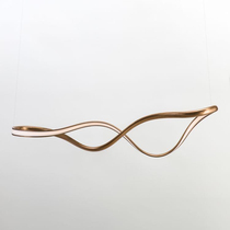 Post-modern simple special-shaped restaurant table Nordic bar tea room study designer art exhibition hall personality chandelier