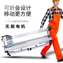 Automatic small brushless electric desktop multi-function stone tile cutting machine 45 degrees chamfering edging grooving machine