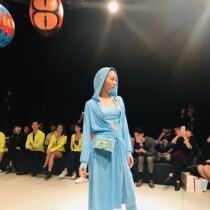 sunny Taiwan Province post-Ihoii Lianhood Rope Long version of sunscreen Anti-UV long dress sunscreen