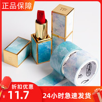 The whole roll and paper tape Forbidden City Chinese style sky texture Foundation hundred stickers lipstick diy decorative stickers