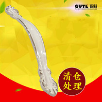 Good 6106 European ivory white cabinet door handle Wardrobe cabinet drawer handle Simple pastoral cabinet handle