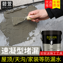 Bixuan plugging king decoration waterproof water does not leak plugging quick dry cement crack roof waterproof plugging material