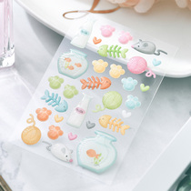 Judy hand-crafted enamel with cute little fish.