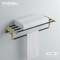 Taogu Black Gold Bathroom Hanging Piece Nordic Light extravagant Bathstand Hangar Blueprint 2027 series