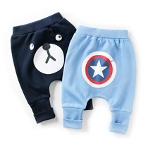 Male baby pants loose autumn children Haren pants baby pants big pp pants spring and autumn girls baby trousers