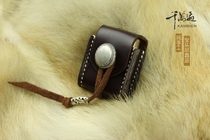 Abrasion Resistant Head Layer Cow Leather Leather Sheath S211 Pure Handmade Custom Genuine Leather Lighter Cover Applicable Zippo Regular Opportunity Spot