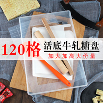 Plus size manual nougat mold set diy materials Homemade household nougat tools non-stick