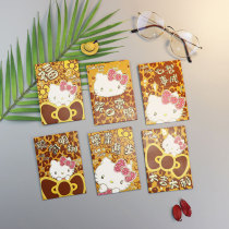 Genuine hello Kitty Cat red envelope 2021 ox year cartoon profit seal creative personality cute red envelope bag
