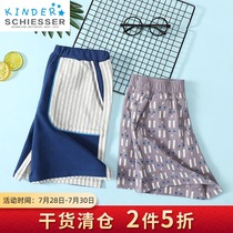 Summer clearance Germany Shuya home clothes Boy and girl cotton modal home pants shorts five-point pants pajamas