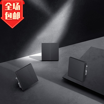 Xiaomi green rice aqara new products dimming new black single and double three key 86 smart wall switch H1Pro