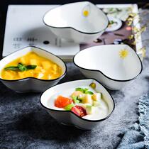 New Ice Powder Special Bowl Home Personality Good-looking Grass Glass Bowl Fruit Fishing High Temperature Creative Love Sand