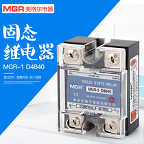 Megel Single Phase Solid State Relay ssr-40da MGR-1 D4840 40A DC controlled AC DC-AC