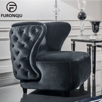  Furongju Italian HERITAGE single chair book chair postmodern light luxury living room single sofa negotiation chair